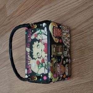 Betty boop purse jewelry box with mirror